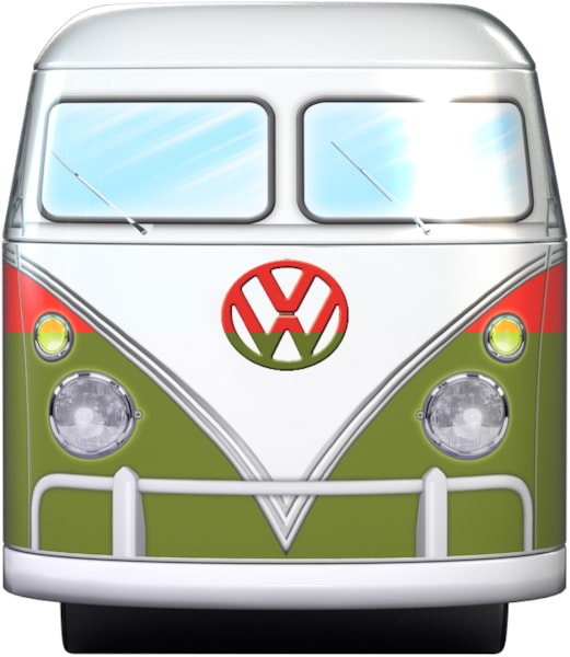Eurographics - Vw Bus Tin - Road Trips (550-Piece Puzzle)