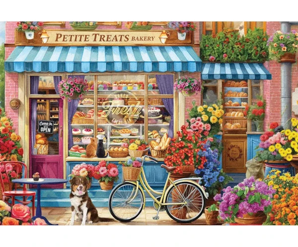 Eurographics - 550 Piece Shaped Tin Puzzle - Bakery Shop Tin By Leann Kate