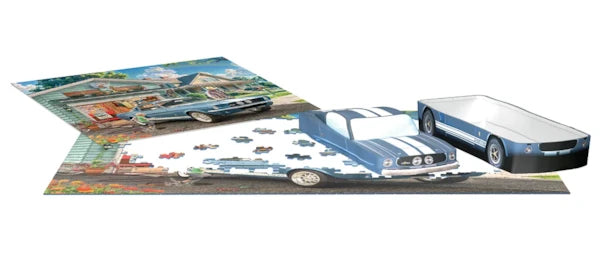Eurographics - 550 Piece Shaped Tin Puzzle - 1967 Ford Mustang Shelby GT500 Tin