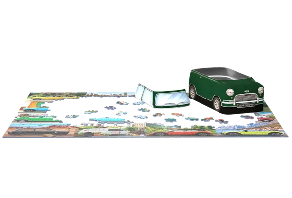 Eurographics - 550 Piece Shaped Tin Puzzle - Classic Mini Cooper Tin