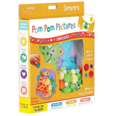 CREATIVITY FOR KIDS - Pom Pom Pictures: Dinosaurs