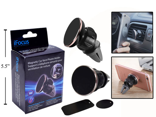 iFOCUS 86949 magnetic phone holder for a vehicle air vent