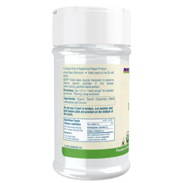Now - Organic Stevia Extract Powder Shaker 28 g