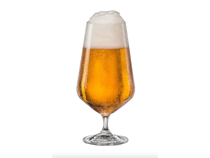 Bohemia Crystal - Sandra - Footed Beer / Water Glass