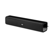 Adesso - Speaker Soundbar 5wx2 USB Stereo Sound Chip - Black