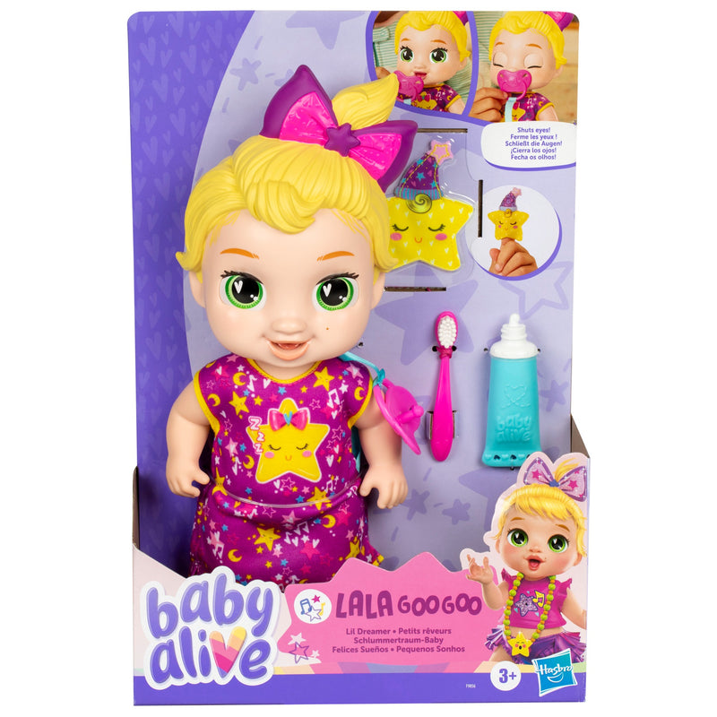 Baby Alive - Lil Dreamer - LaLa GooGoo Blonde Hair Baby Doll