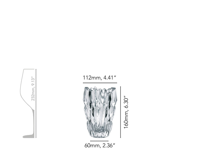 Nachtmann - Quartz Vase (6 in)