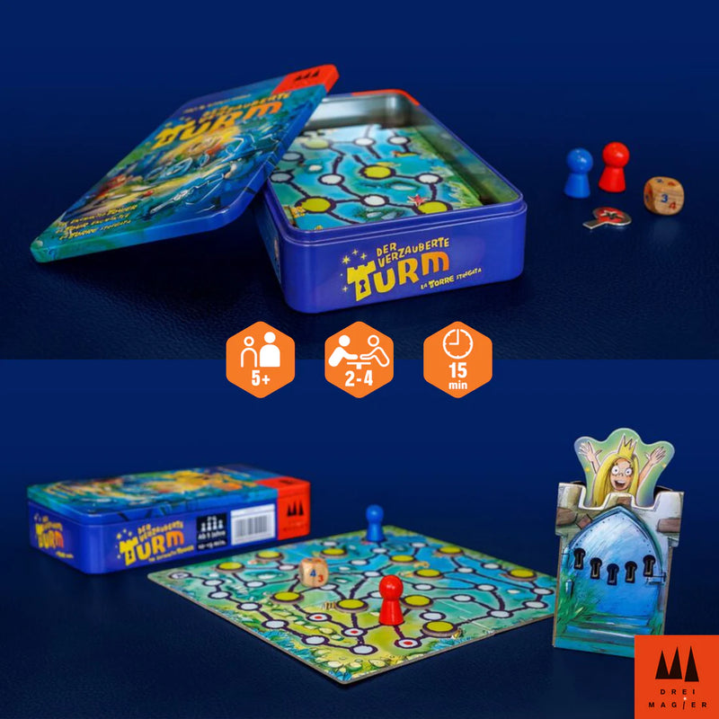 Schmidt Spiele - The Enchanted Tower Game - Metal Box
