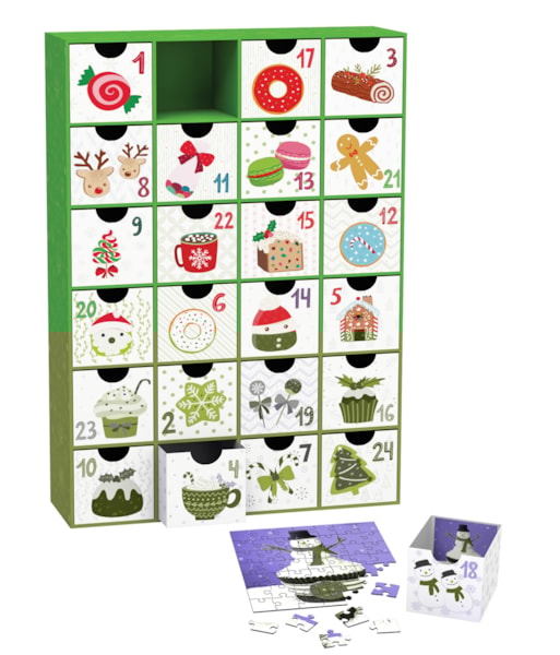 Eurographics - Advent Calendar 24 Mini (50-Piece Puzzle)