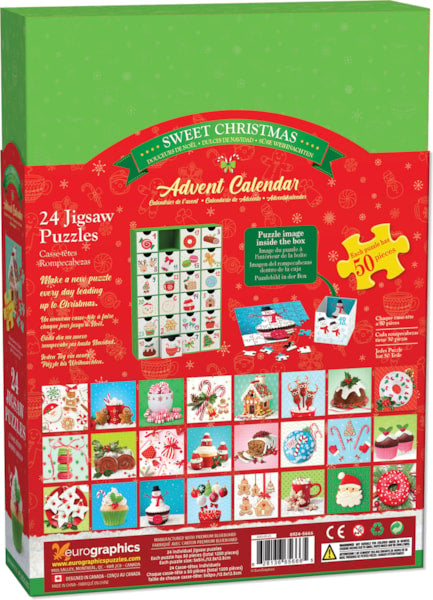 Eurographics - Advent Calendar 24 Mini (50-Piece Puzzle)