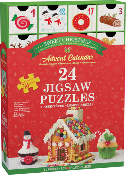 Eurographics - Advent Calendar 24 Mini (50-Piece Puzzle)