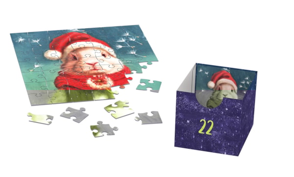 Eurographics - Christmas Animals - Advent Calendar (24 Jigsaw Puzzles)