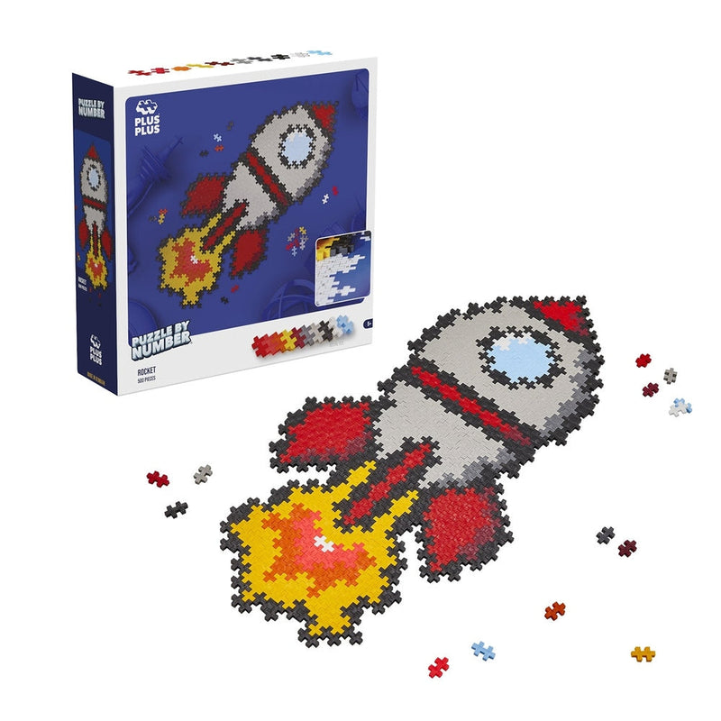 PUZZLE BY NUMBER - ROCKET - 500pcs