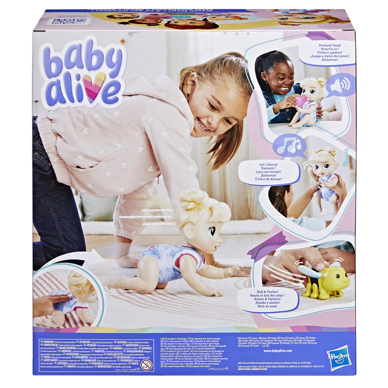 Baby Alive - Crawl 'n Play - Harper Hugs Doll - Blonde Hair