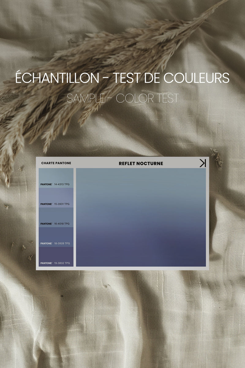 REFLET NOCTURNE, Oeuvre sur toile étirée