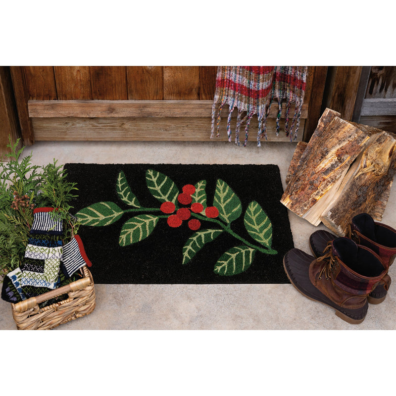 Now Designs - Merry Berry Christmas Doormat - lifestyle