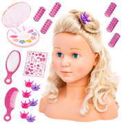 SUPER MODEL - STYLING HEAD WITH MAKEUP - 27cm