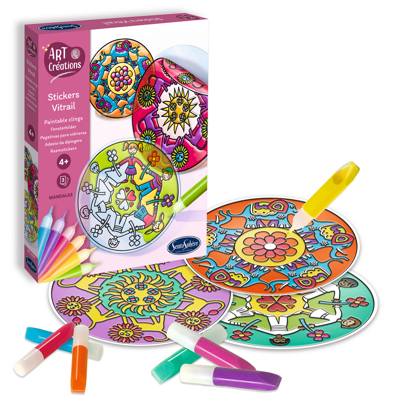 STICKER VITRAIL - MANDALAS