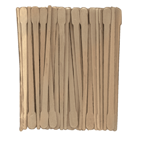 Belmonda - Wood Sticks for Eyebrow /Bâton en bois 100 PK 3.5" Sourcils