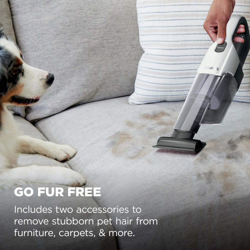 Shark Cyclone Pet Handheld Vacuum AA701, Pearl White