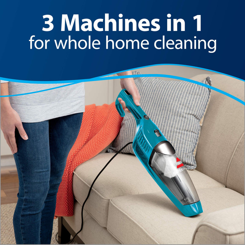 BISSELL Featherweight Turbo 2610B Stick Vacuum, Blue