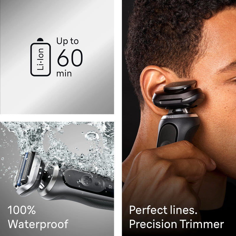 Braun Series 7 Wet & Dry Foil Shaver, Grey