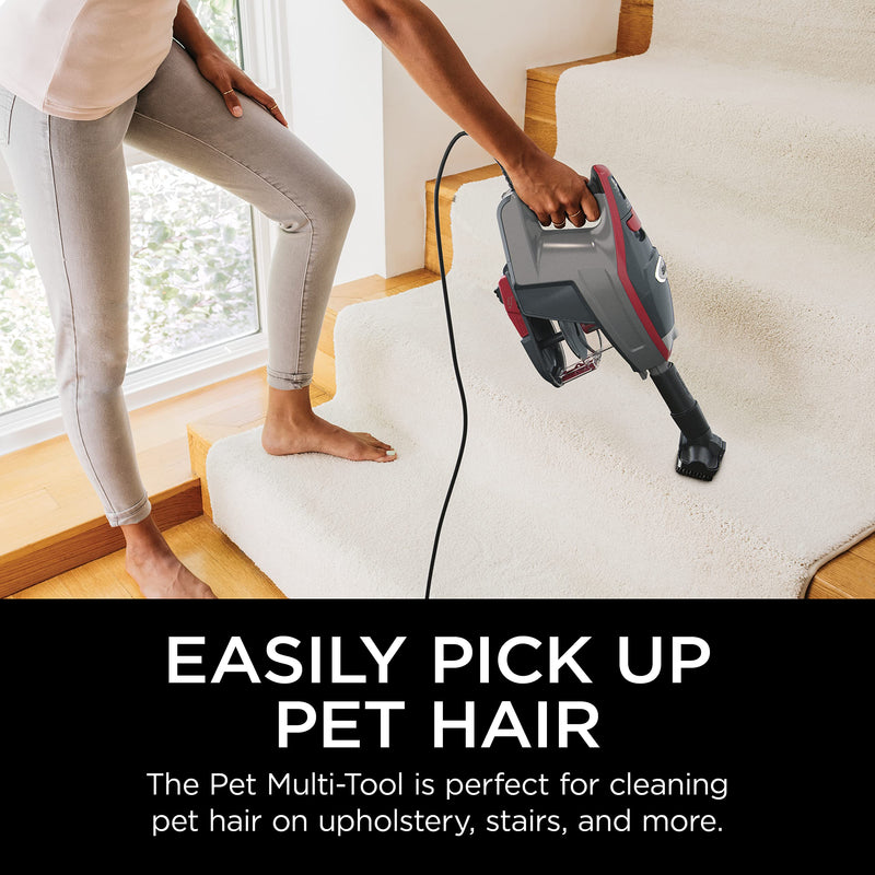 Shark Rocket Pro Corded Stick Vacuum HV370C, Comet Red