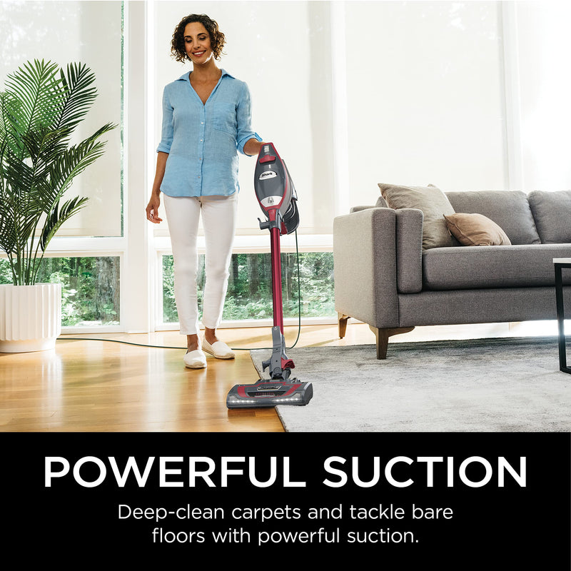 Shark Rocket Pro Corded Stick Vacuum HV370C, Comet Red
