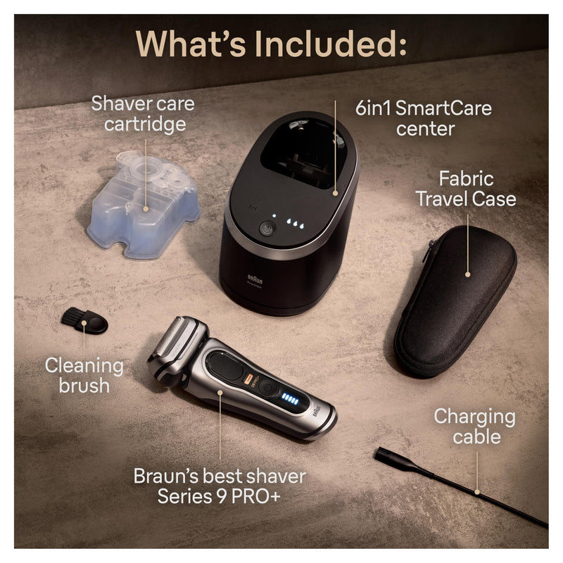 Braun Series 9 Pro+ 9567cc Foil Shaver with SmartCare Center