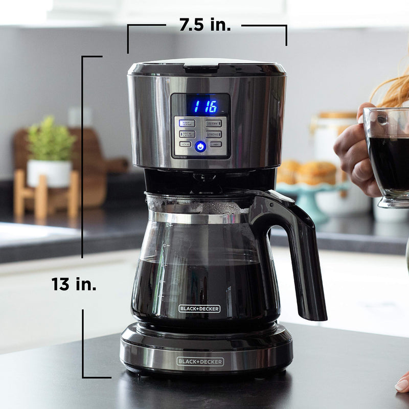 BLACK+DECKER - CM1331BSC - 12-Cup Programmable Coffee Maker
