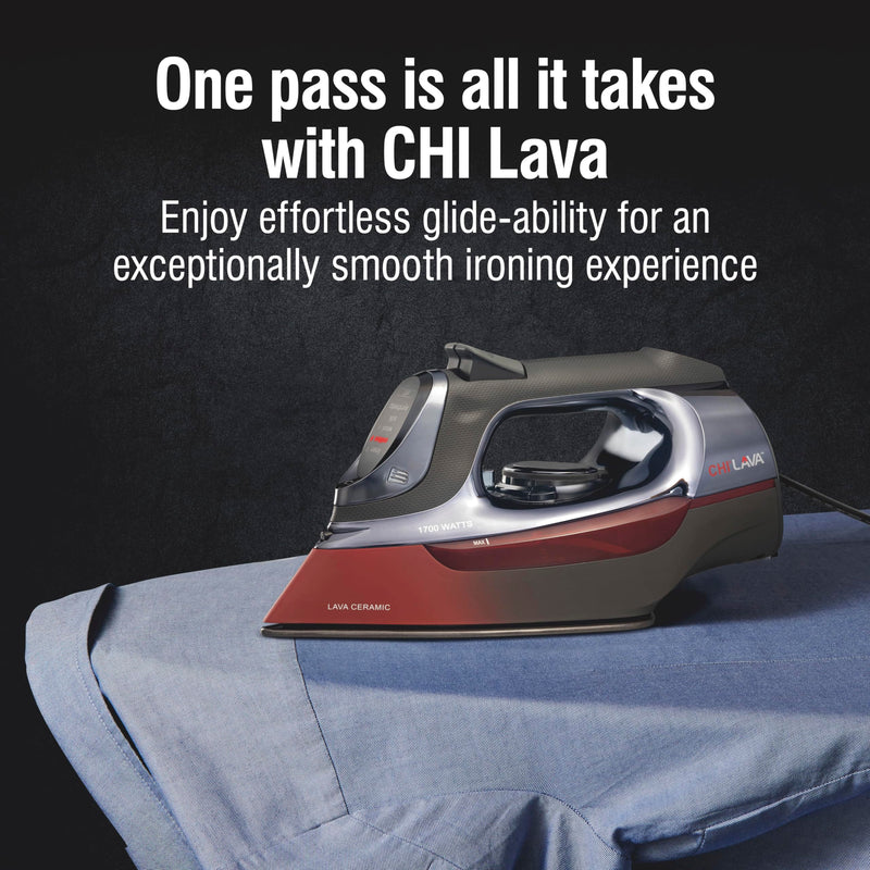CHI - 13113 - 1700 W Steam Iron - Black