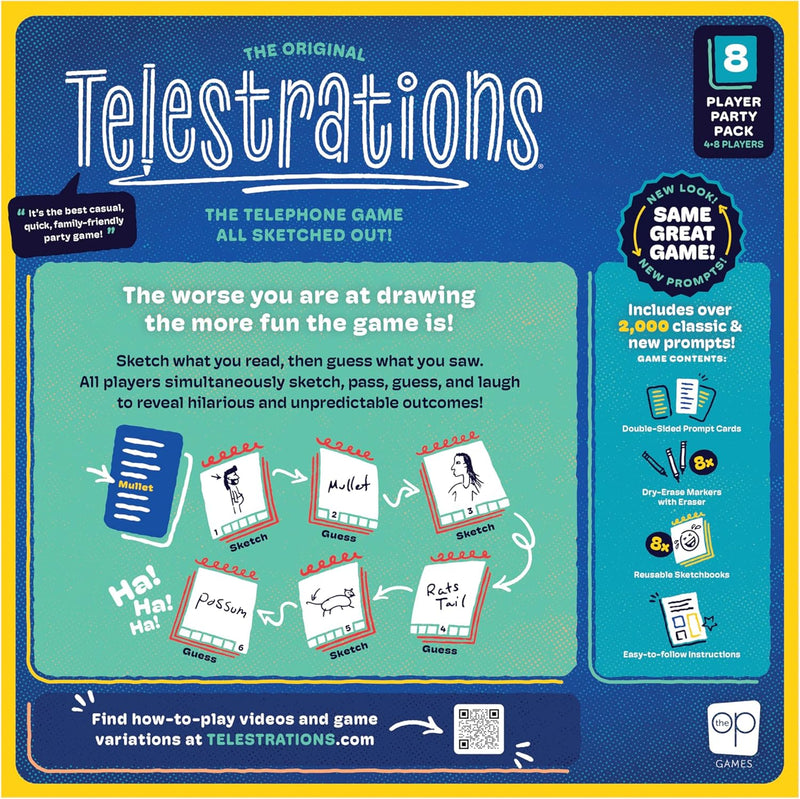 USAopoly - Telestrations | 8 Player Game