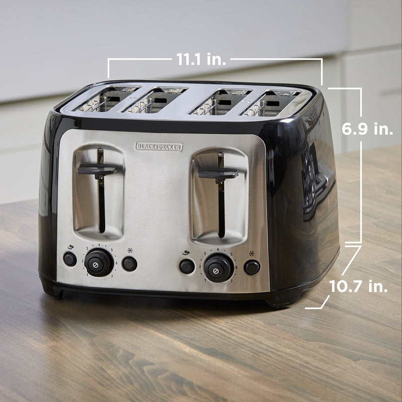 BLACK+DECKER - TR1478BD - 4-Slice Toaster