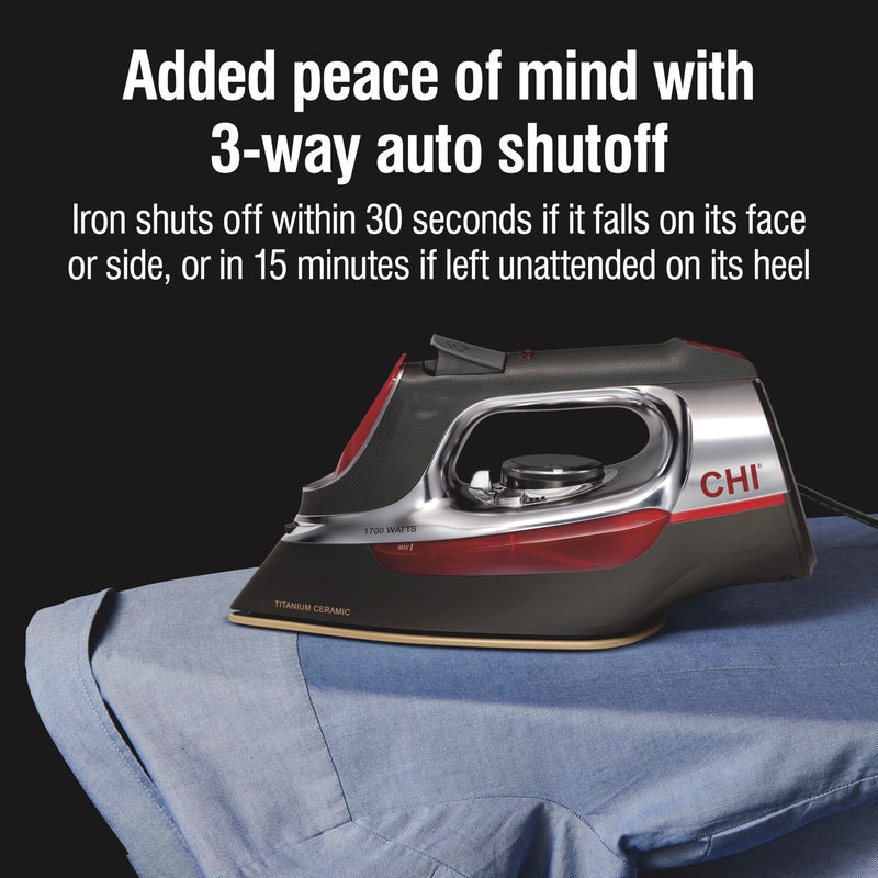 CHI - 13106 - 1700 W Steam Iron - Silver