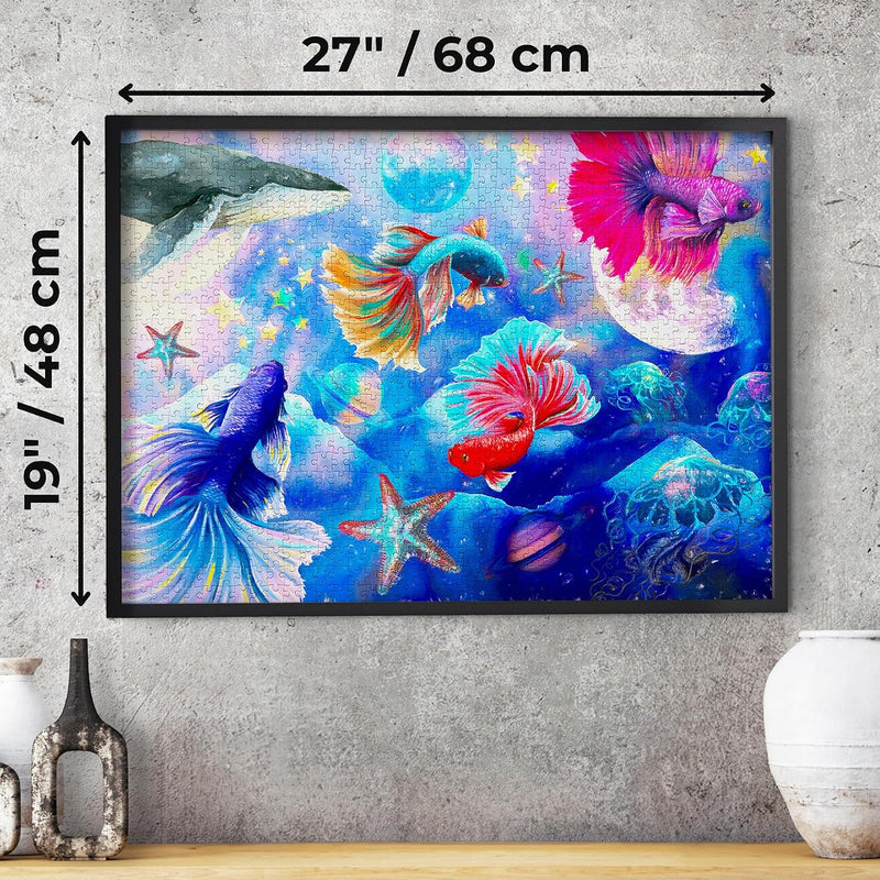 ENJOY - 1000 Piece Puzzle - Jellyfish Glow
