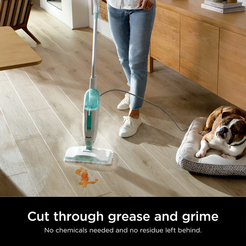 Shark Steam Mop S1000C, White/Seafoam Blue