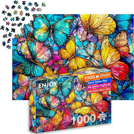 ENJOY - 1000 Piece Puzzle - Butterfly Extravaganza