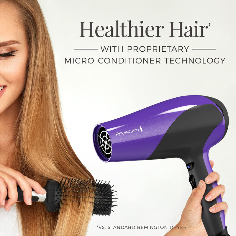 Remington Damage Protection Hair Dryer D3190DCDN, Purple