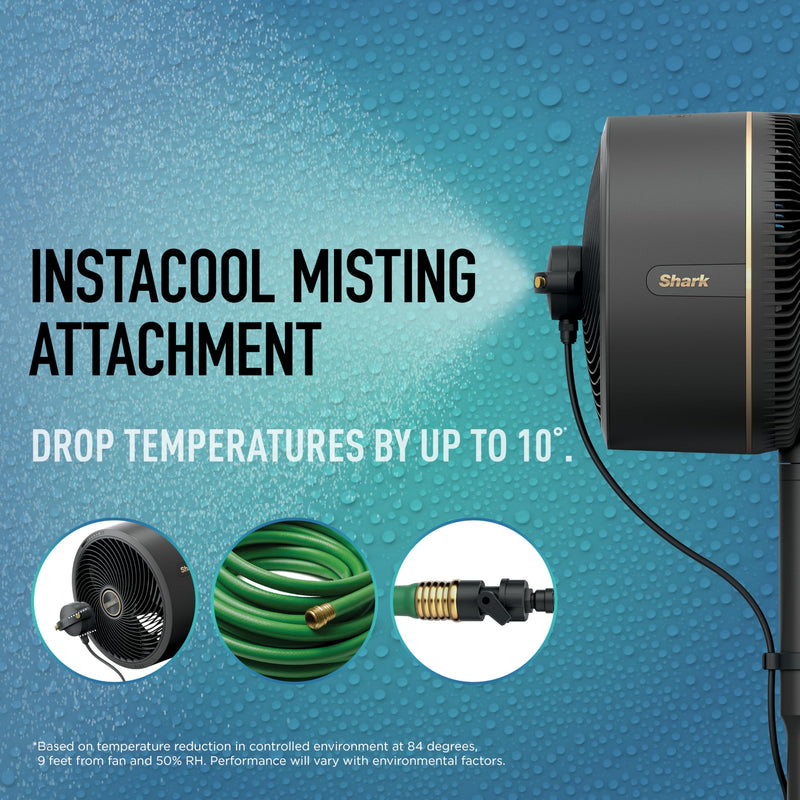 Shark FlexBreeze Fan FA222C with Misting Attachment