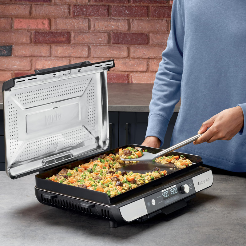 Ninja Sizzle Pro XL Indoor Griddle & Grill GX101C, 20 in.