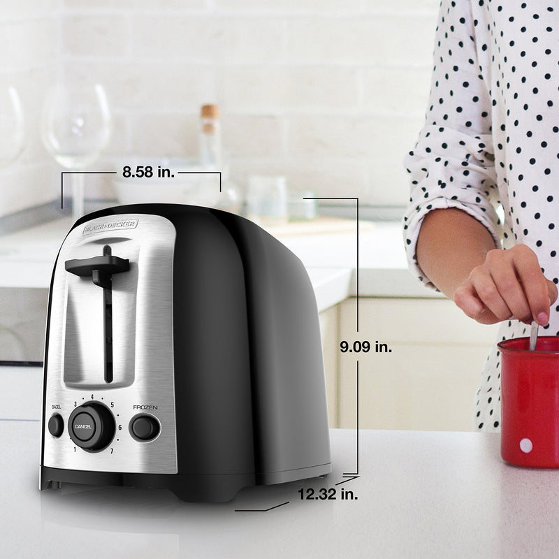 BLACK+DECKER - TR1278BD - 2-Slice Toaster