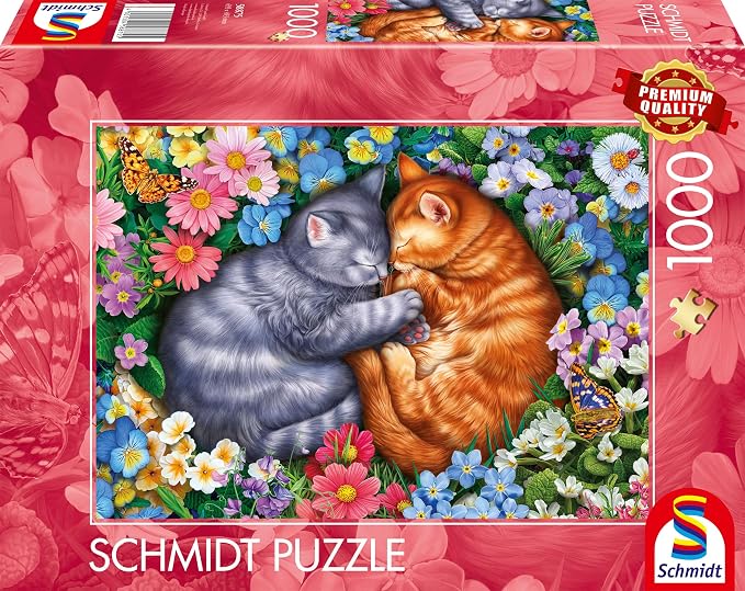 Schmidt Spiele - PZ1000: SLEEPING VELVET PAWS