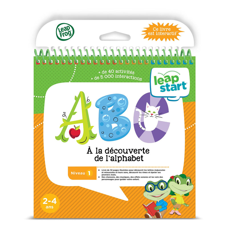 LeapFrog - LeapStart Preschool (Level 1) - Alphabet Adventures with Music Activity Book (French Version)