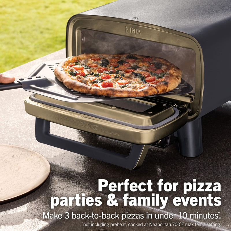 Ninja Artisan Outdoor Pizza Oven MO201C, 12 in., Grey