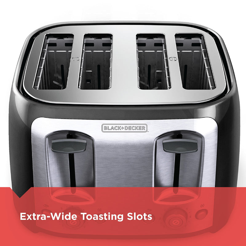 BLACK+DECKER - TR1478BD - 4-Slice Toaster