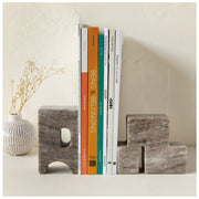 Heirloom - Block Marble Bookend - lifestyle