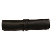 Flying Spirit: Leather Pencil Case - Sleeve Roll -Black (10.5x9.45in)