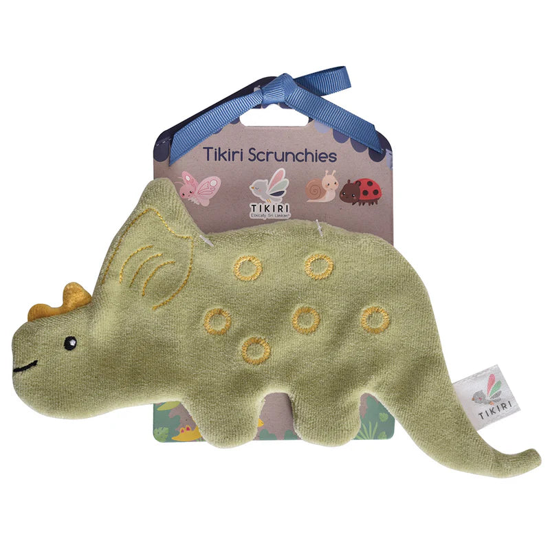 TIKIRI - BABY TRICERATOPS W/CRINKLE 4"H