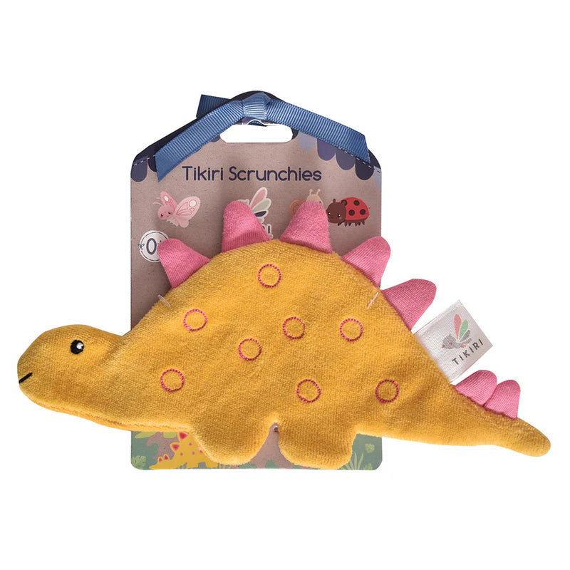 TIKIRI - BABY STEGOSAURUS W/CRINKLE 4"H