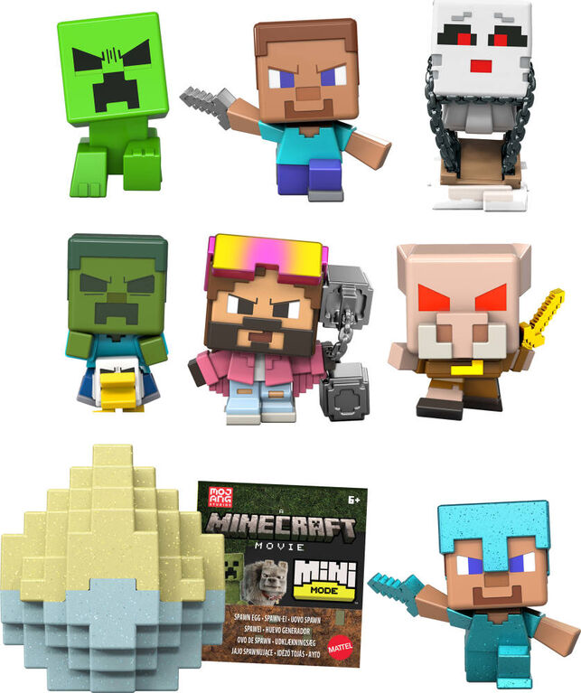 Mattel - Minecraft - MINI MODE SPAWN EGG ASST